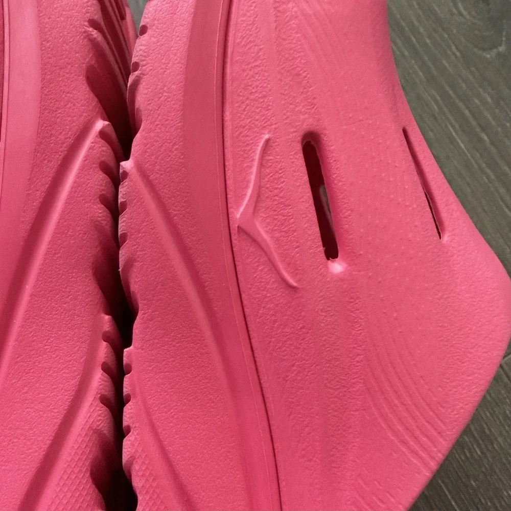 HOKA One One Ora Recovery Slides 3 Mens 12 Womens 13 Pink Athleisure Sporty